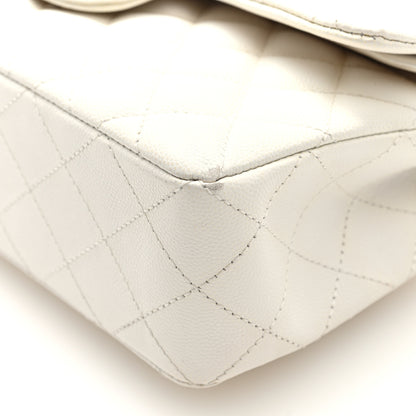Chanel Caviar Quilted Small Double Flap White 10 of 10