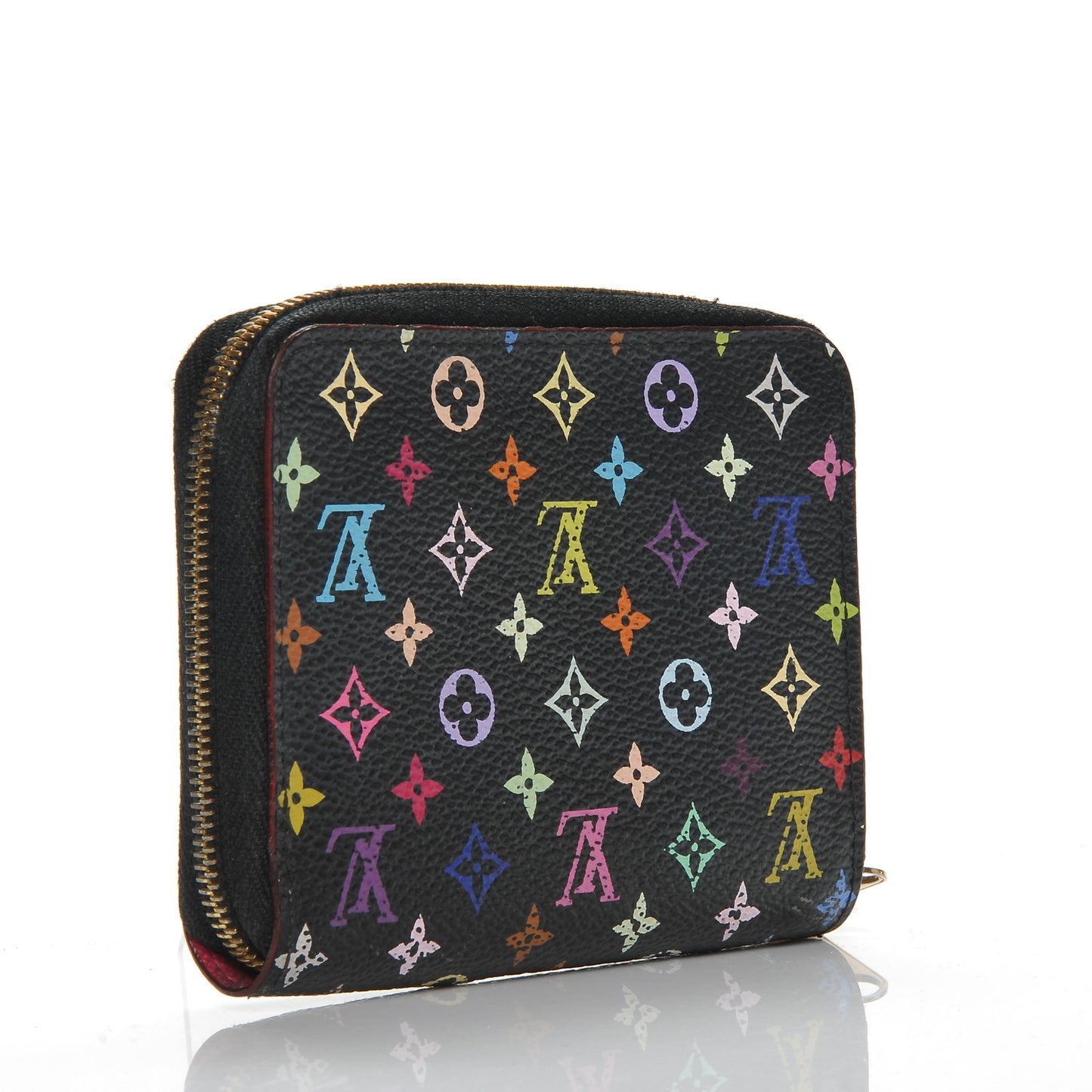 Monogram Multicolor Zippy Coin Purse Black Grenade