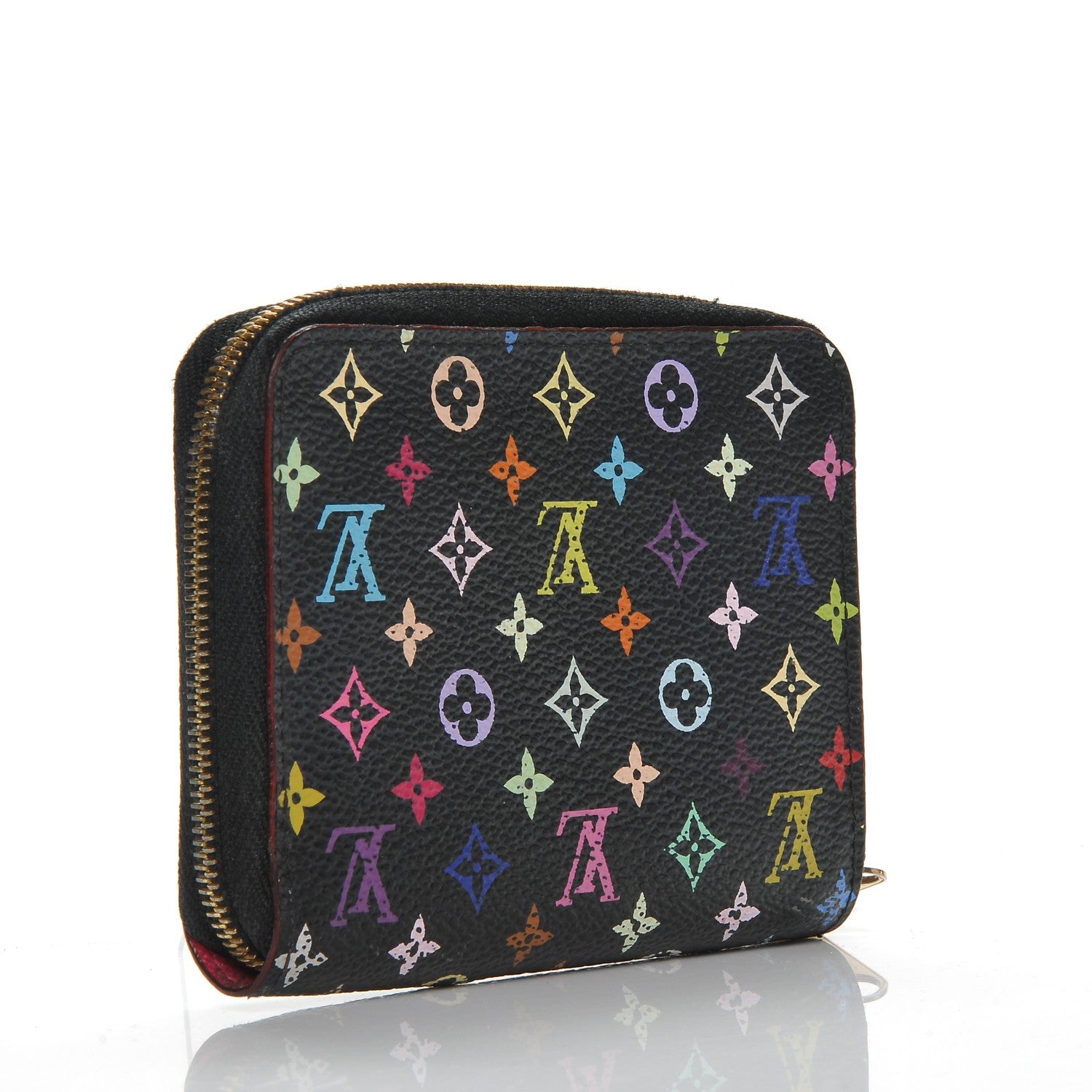Louis Vuitton Monogram Multicolor Zippy Coin Purse Black Grenade 3 of 6