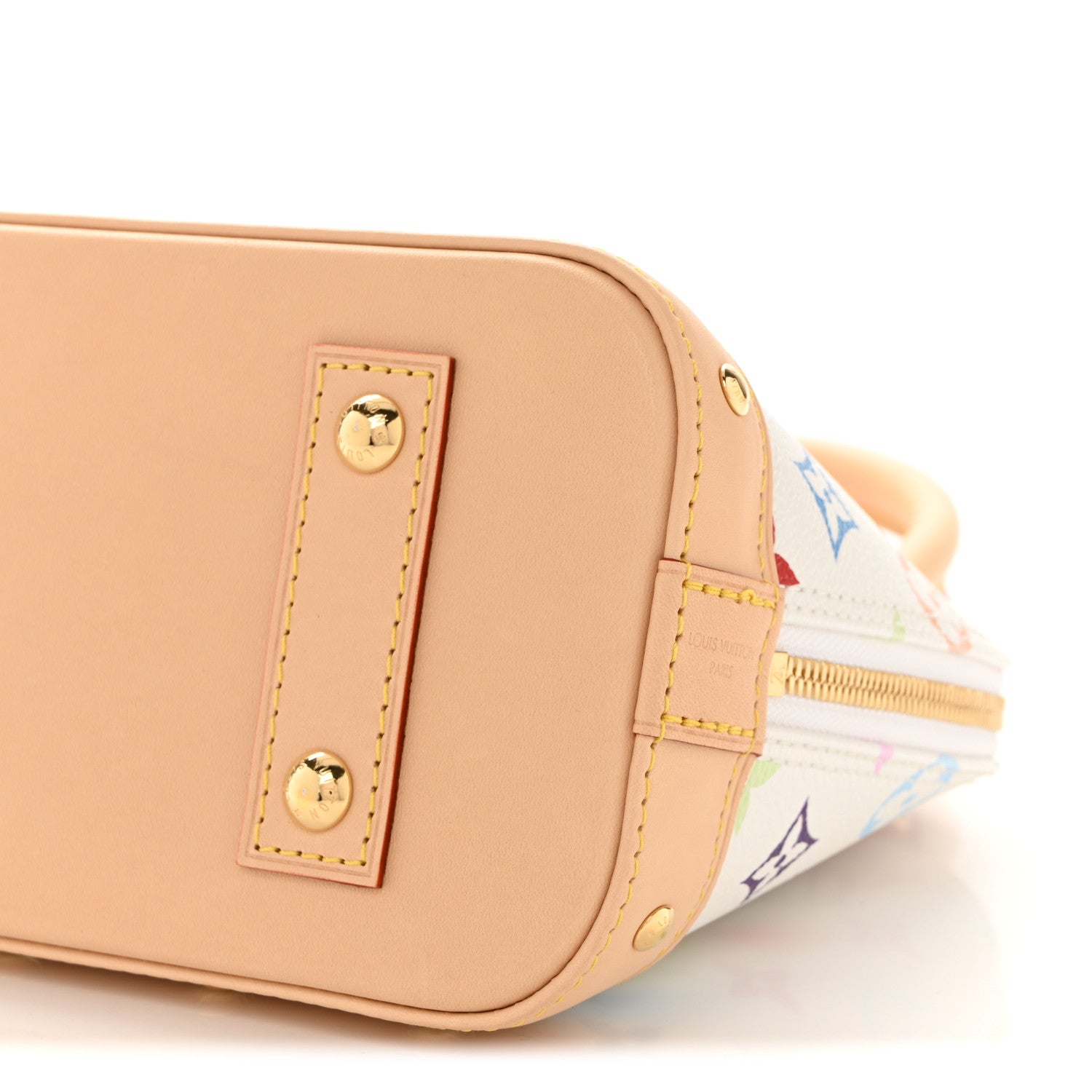 Louis Vuitton LV x TM Monogram Multicolor Alma BB White 9 of 10