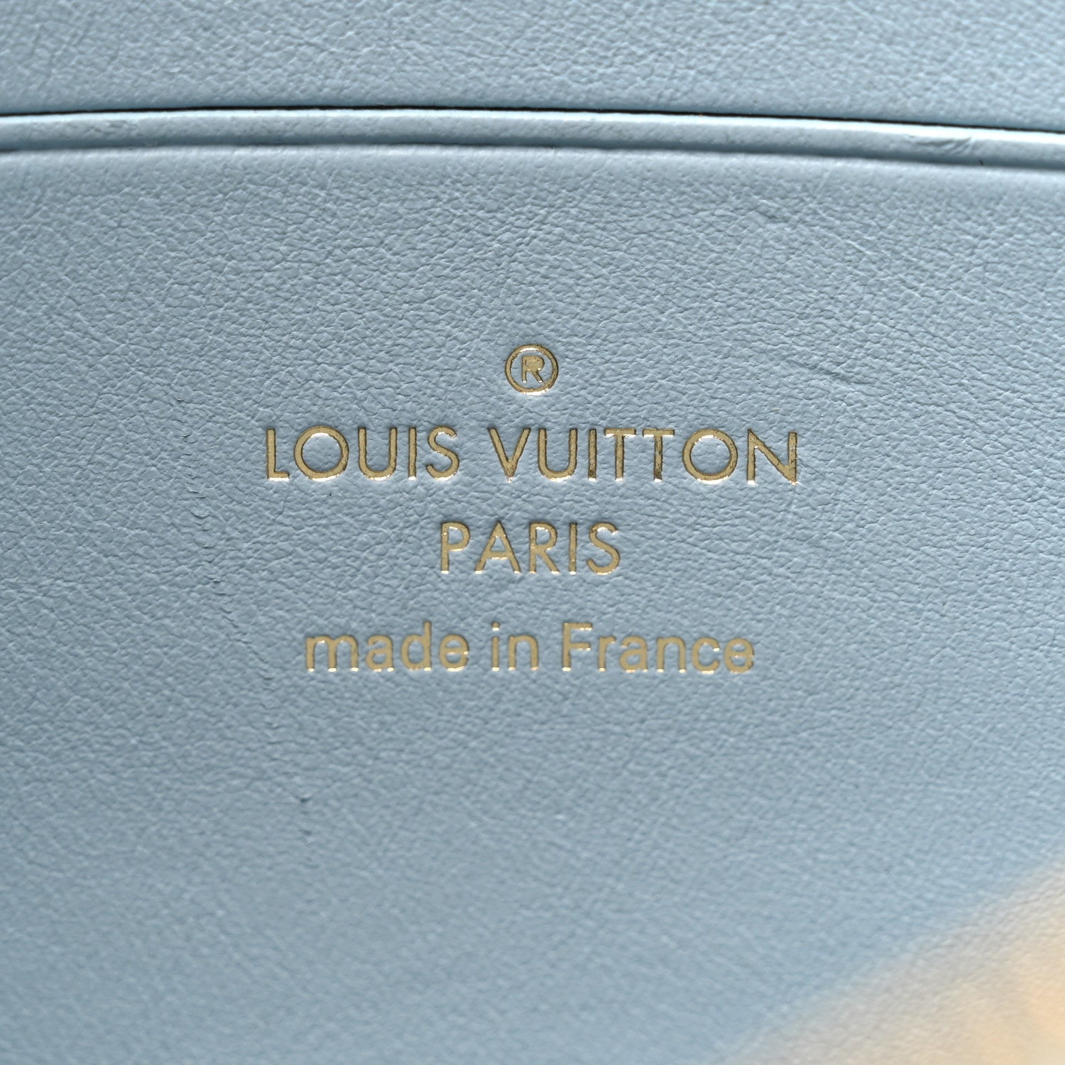 Louis Vuitton Calfskin New Wave Zipped Pochette Porcelain Blue 6 of 13