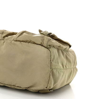 Prada Tessuto Nylon Vela Medium Backpack Beige Beige 10 of 10