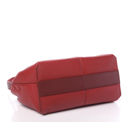 Chloe Grained Calfskin Small Cate Satchel Red 4 of 12