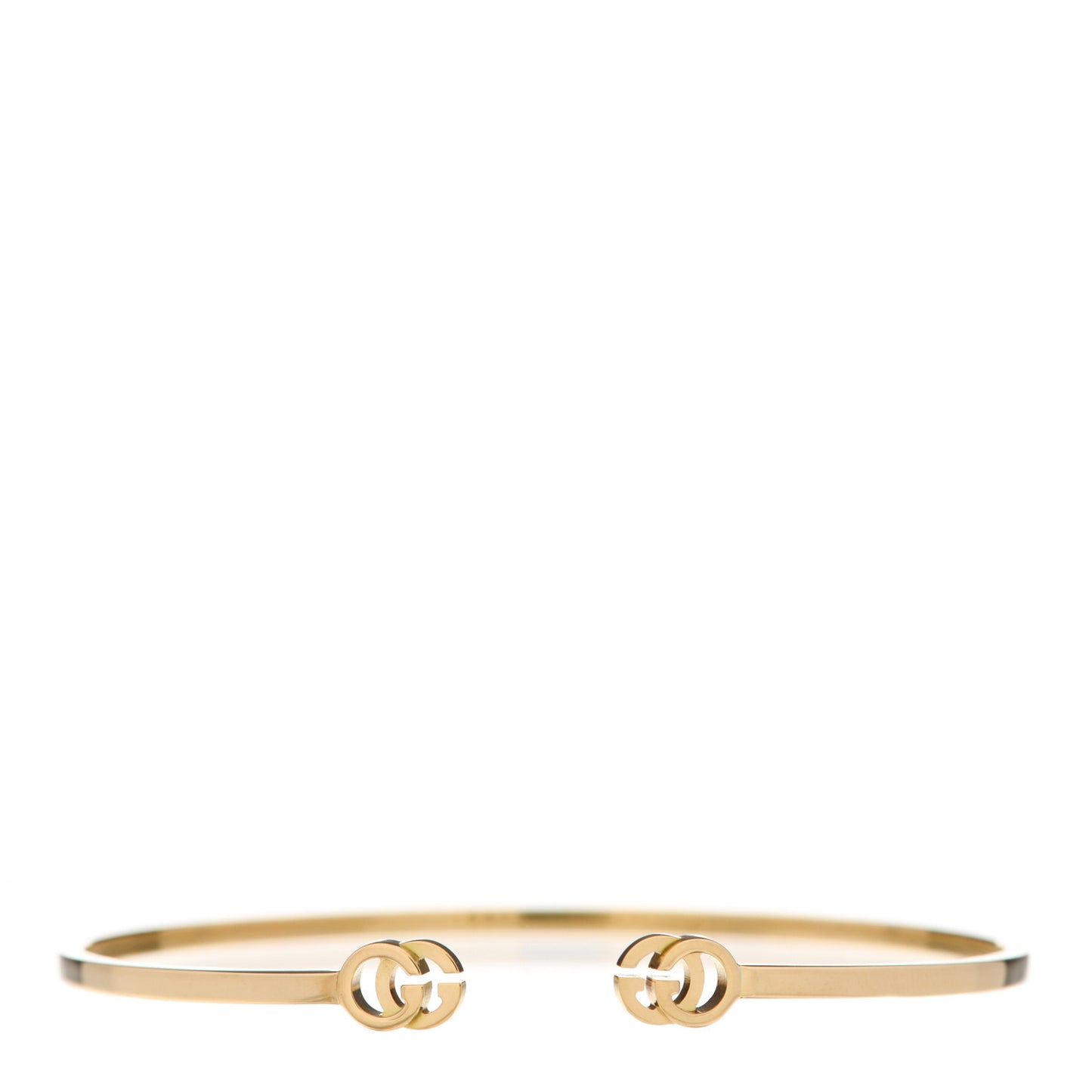 18K Yellow Gold GG Running Cuff Bracelet