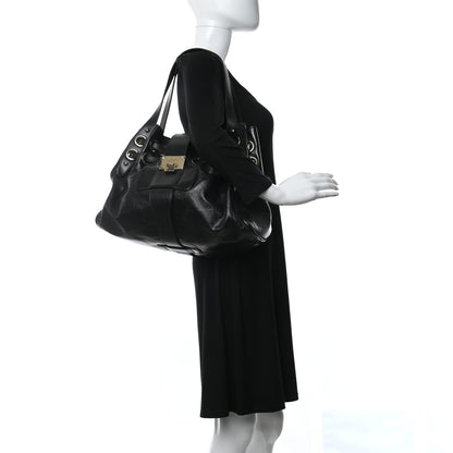 Jimmy Choo Calfskin Ramona Tote Black 2 of 9