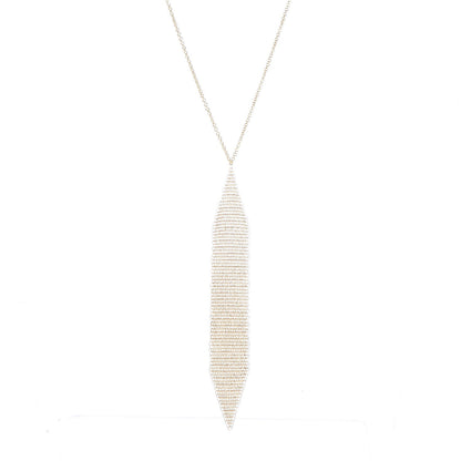 Tiffany 18K Yellow Gold Elsa Peretti Mesh Pendant Necklace 1 of 6