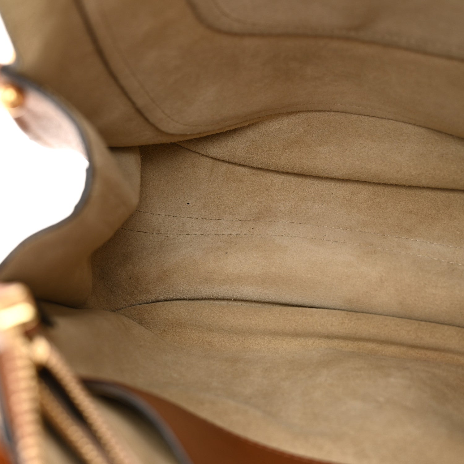 Chloe Grained Calfskin Small Hayley Hobo Tan 11 of 15