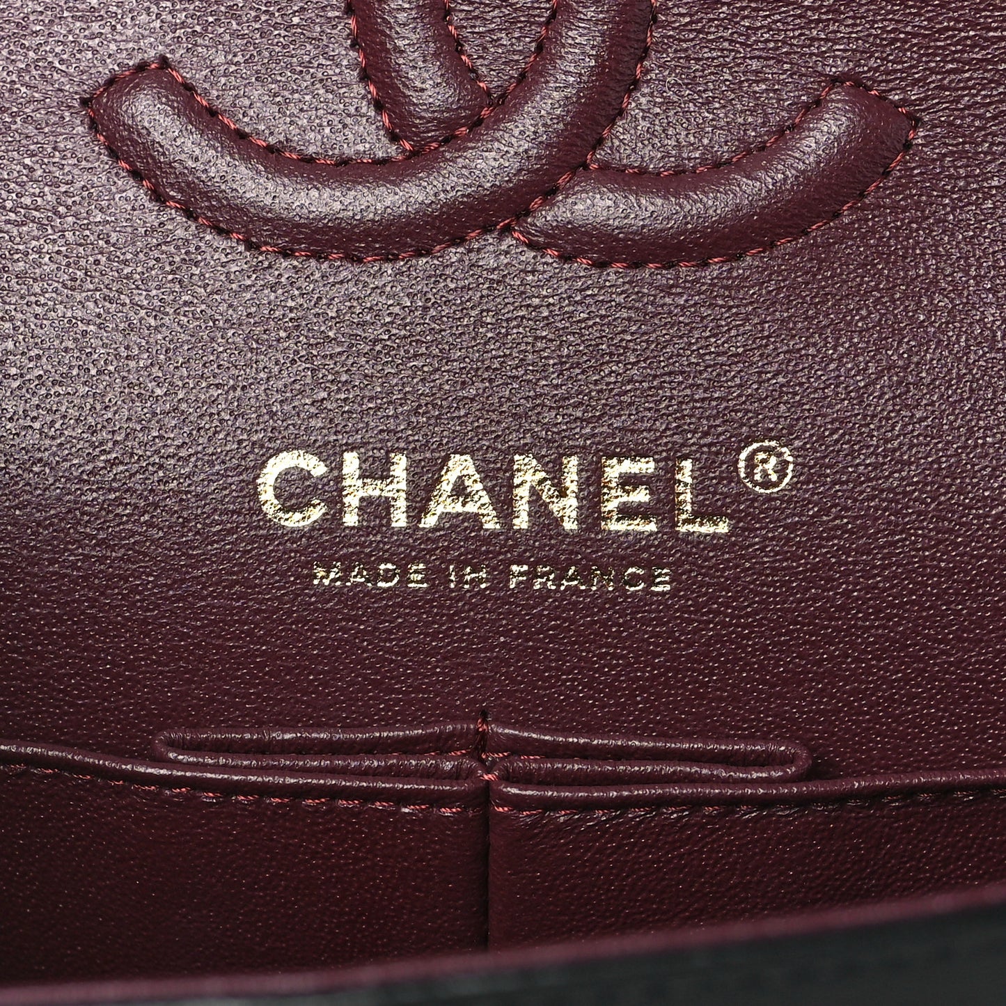 Lambskin Quilted Small Double Flap Black