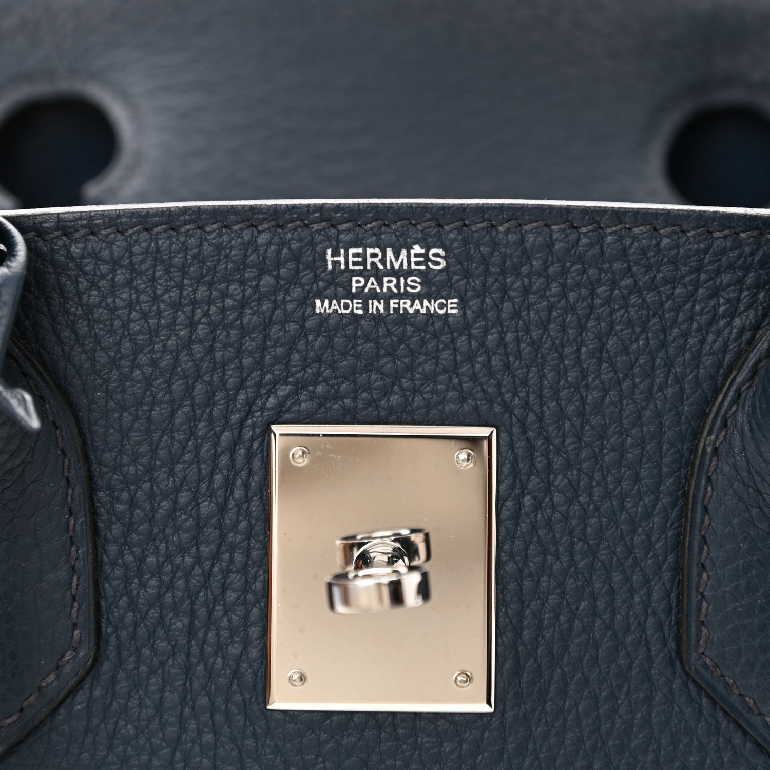 Hermes Togo Birkin 30 Bleu Indigo 6 of 11