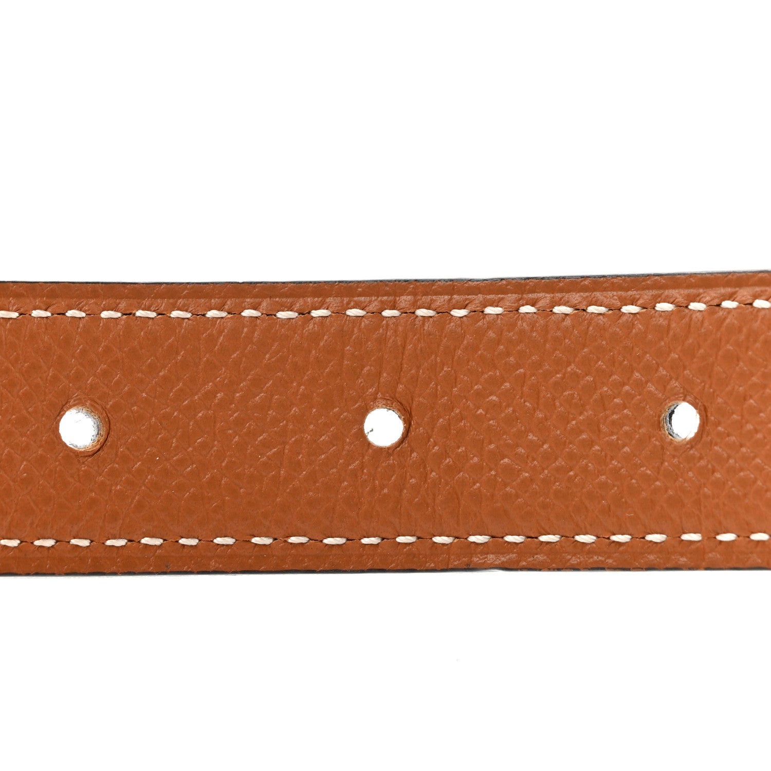 Hermes Swift Epsom 24mm Mini H Belt 75 30 Black Gold 4 of 6