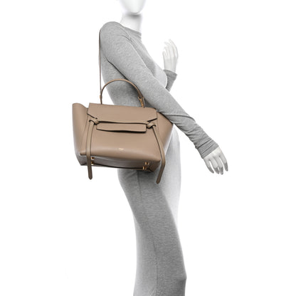 Celine Grained Calfskin Mini Belt Bag Light Taupe 2 of 15
