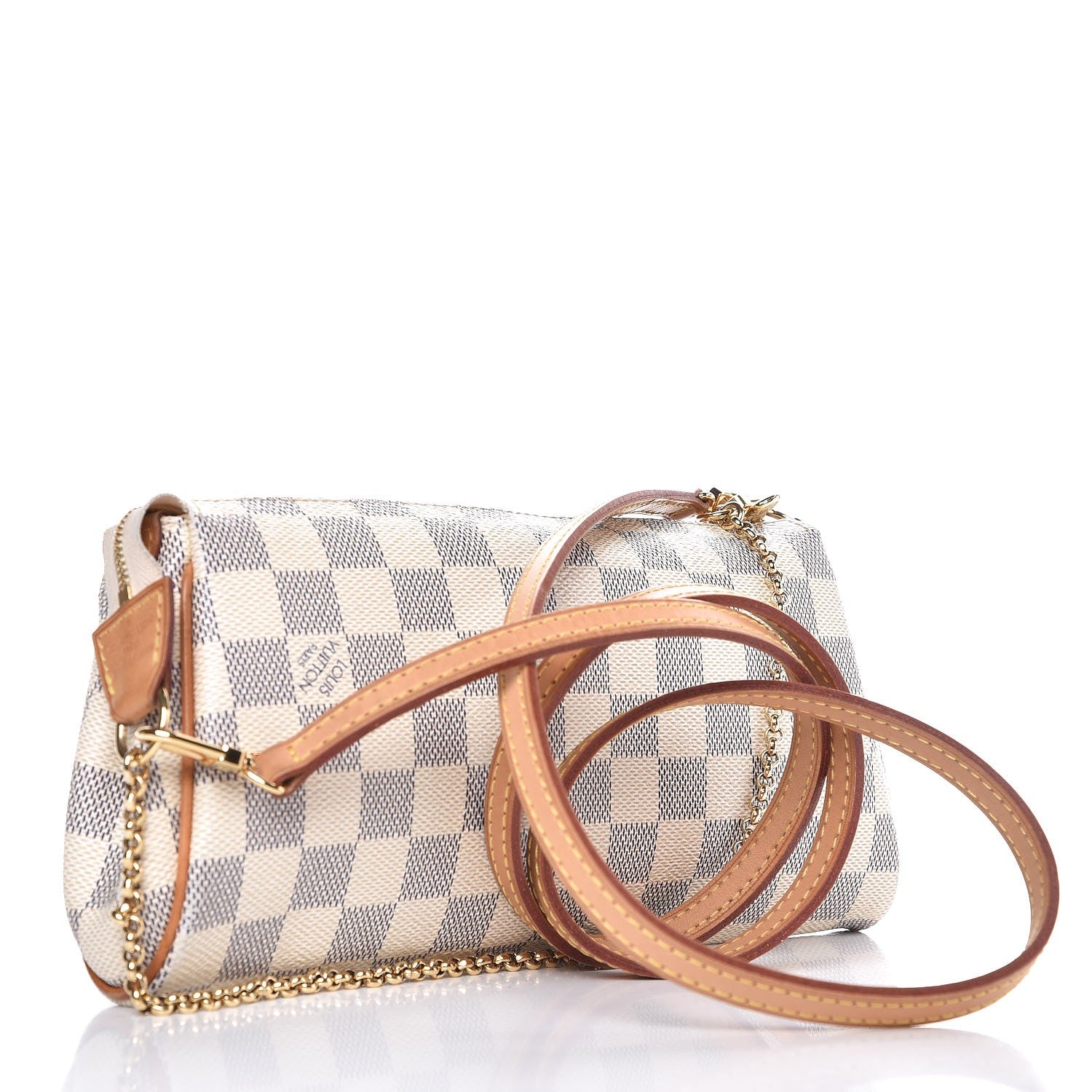 Louis Vuitton Damier Azur Eva Clutch 3 of 9