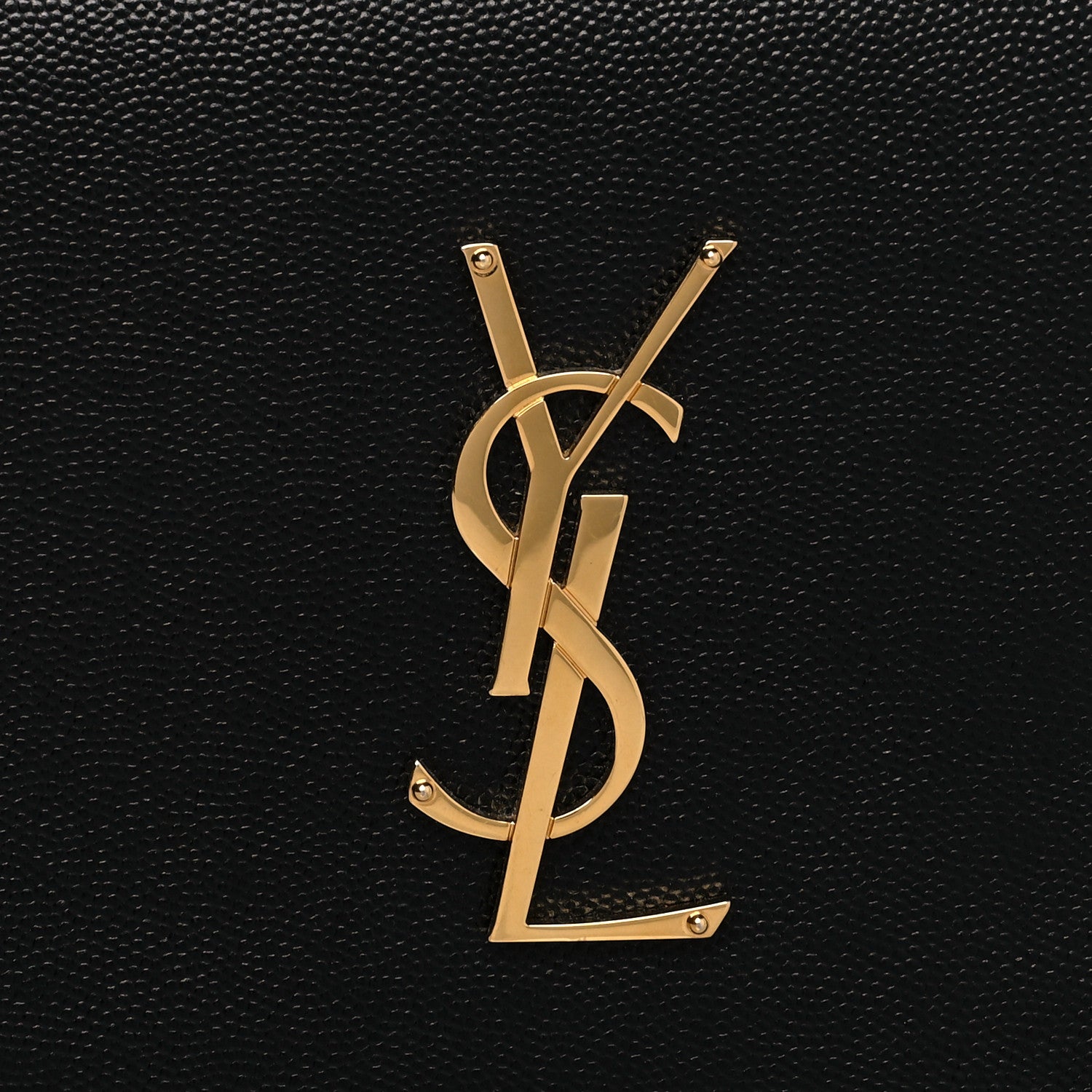 Saint Laurent Grain De Poudre Classic Monogram Kate Clutch Black 7 of 9