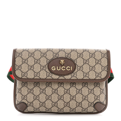 Gucci GG Supreme Monogram Neo Vintage Web Belt Bag Brown 1 of 13
