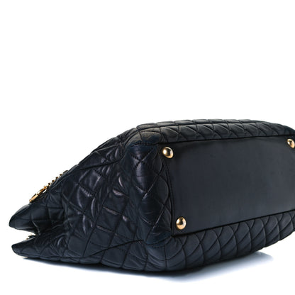 Chanel Lambskin Quilted Large Tote Black 7 of 8