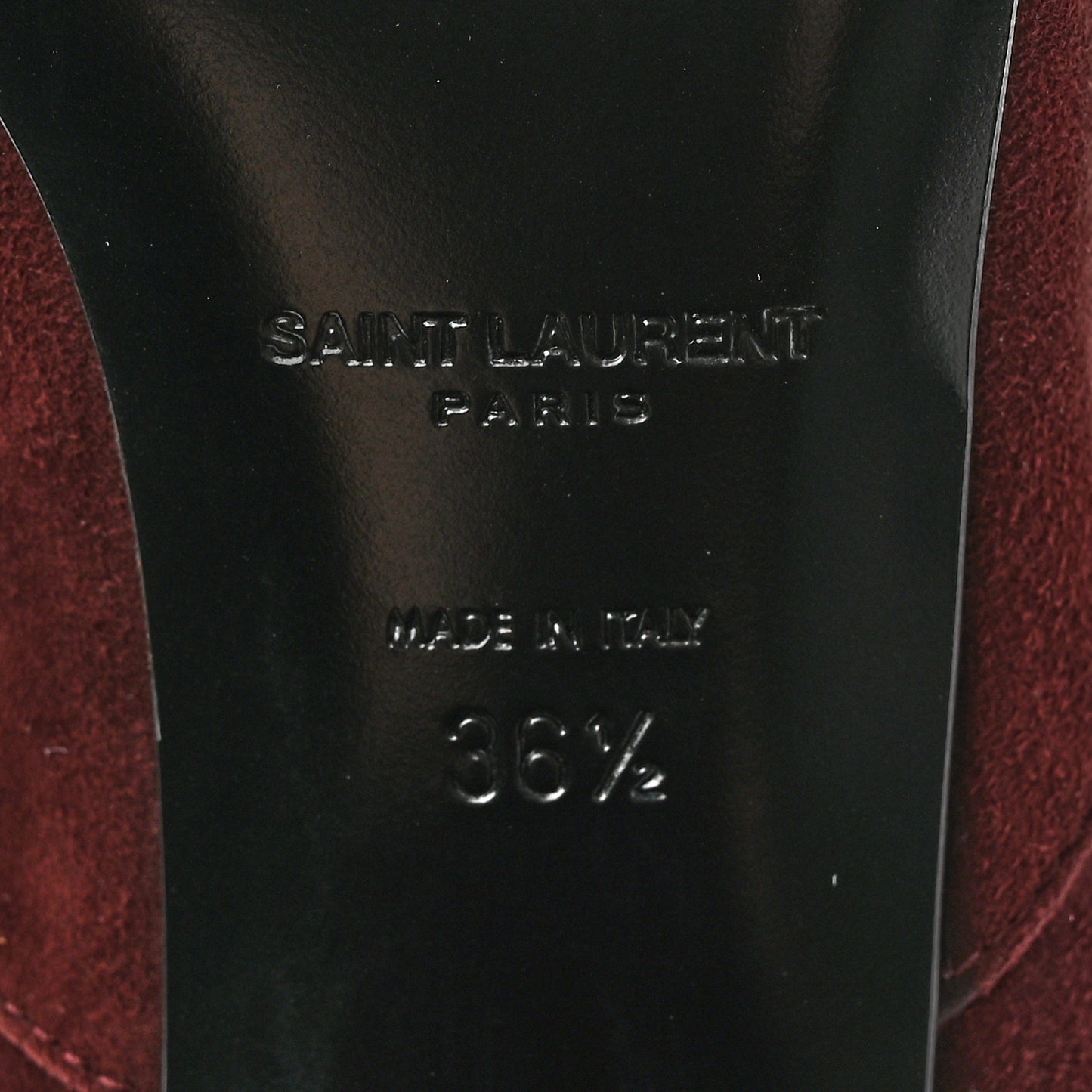 Suede Babies Over The Knee Boots 36.5 Amaranto