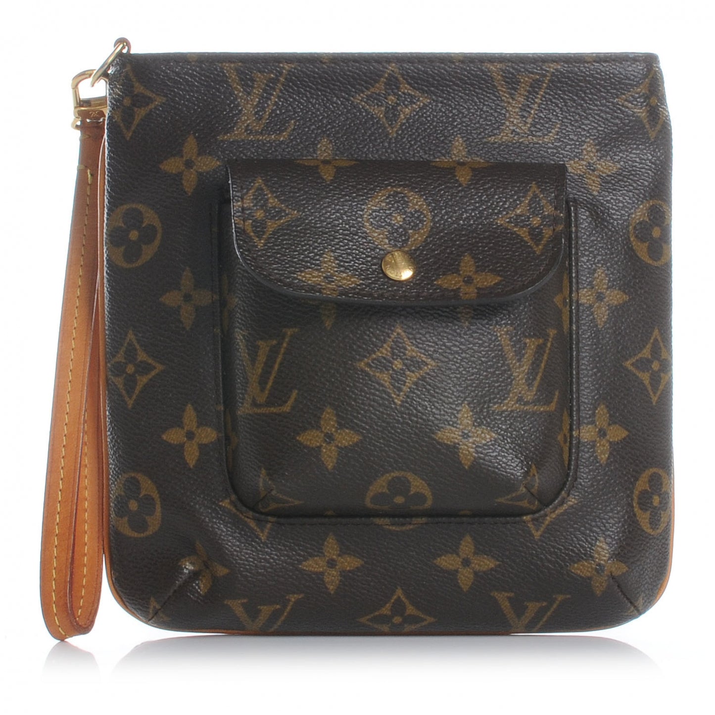 Monogram Partition Wristlet