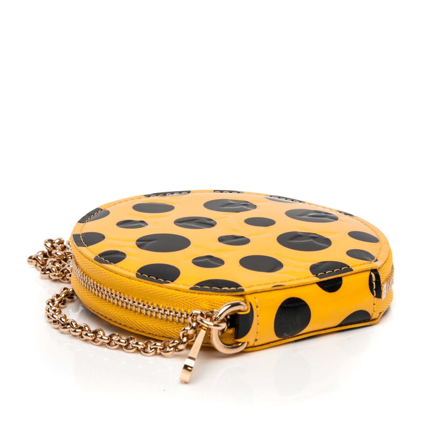 Vernis Kusama Infinity Dots Chapeau Coin Purse Yellow