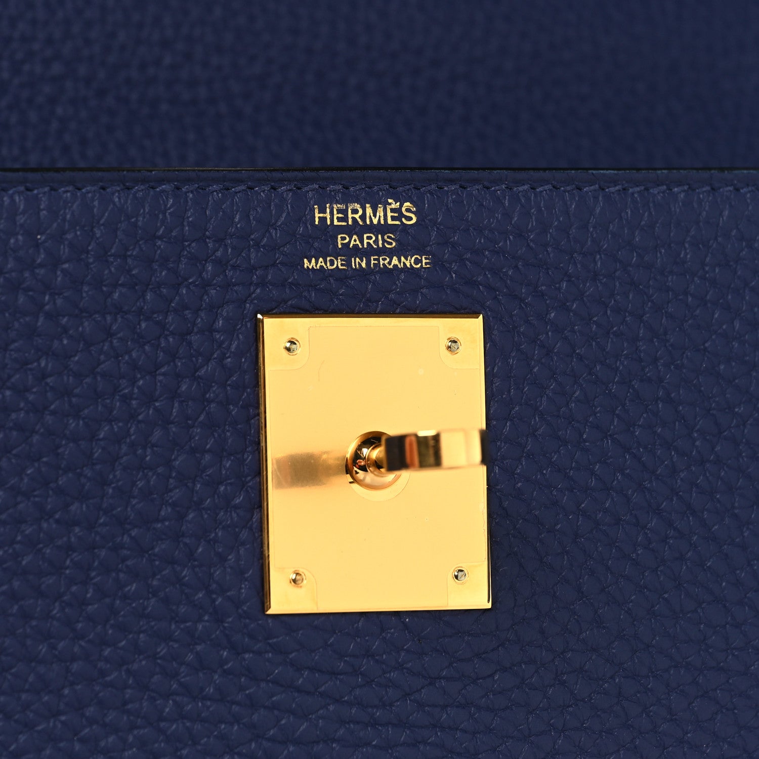 Hermes Togo Kelly Retourne 28 Bleu Encre 6 of 10