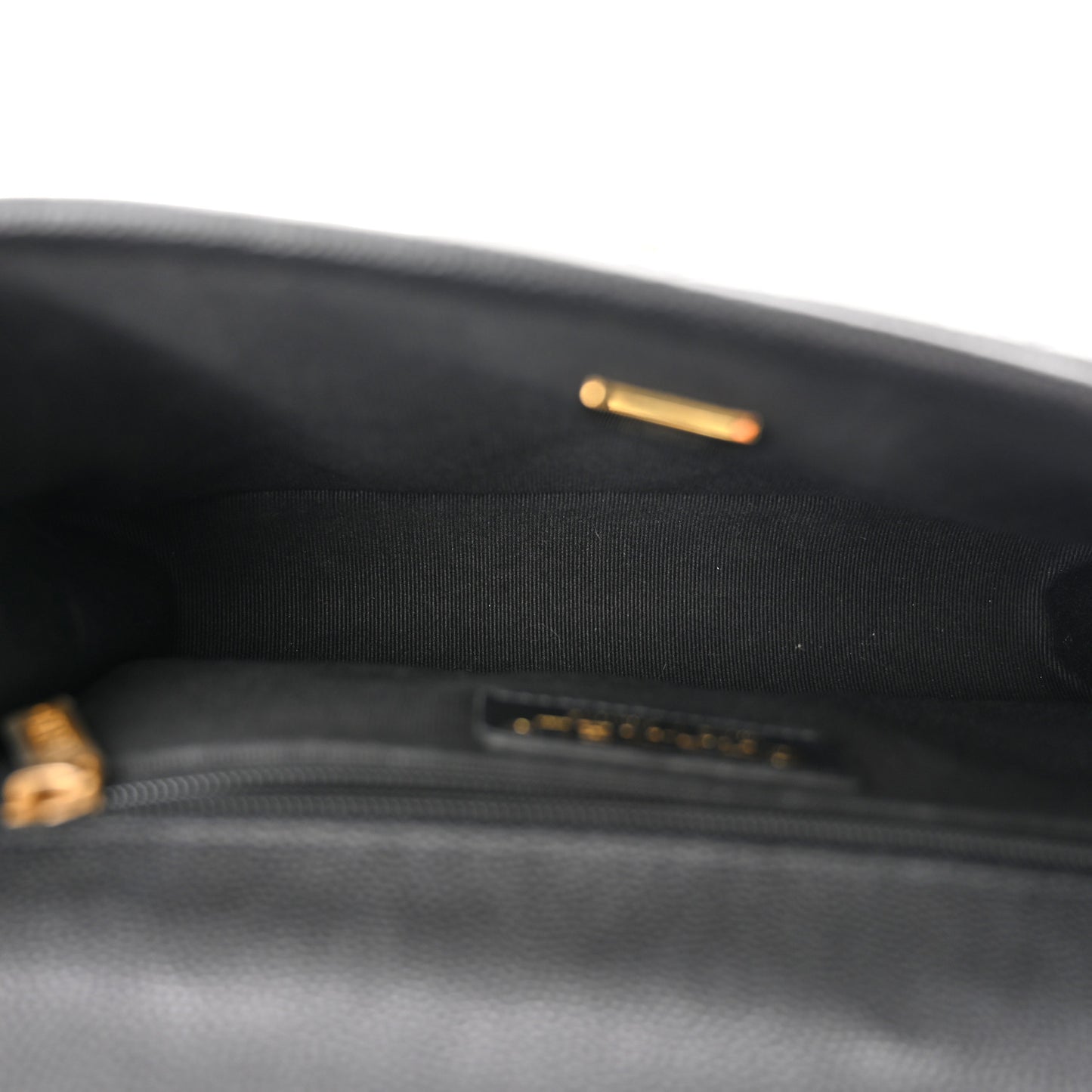 Caviar Quilted School Memory Small Top Handle Flap Black