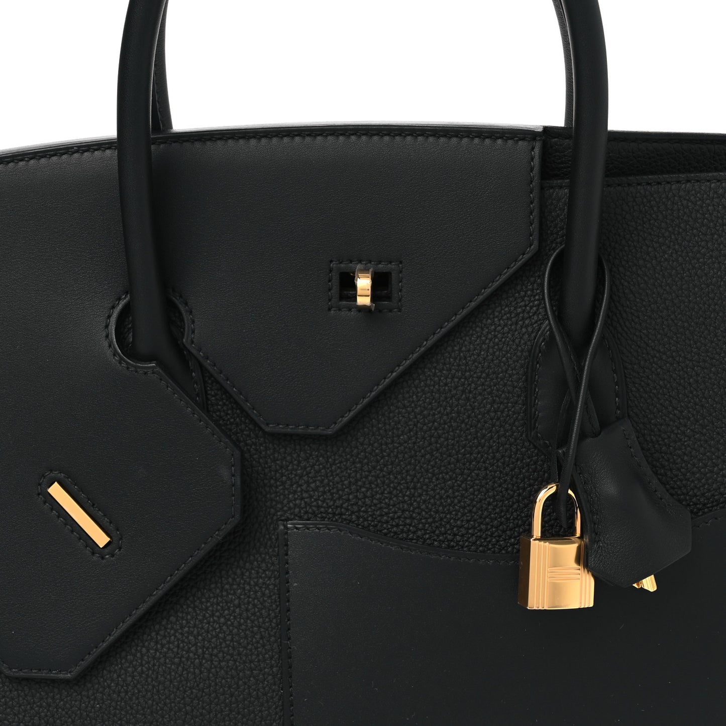 Togo Swift Birkin En Desordre Sellier 30 Black