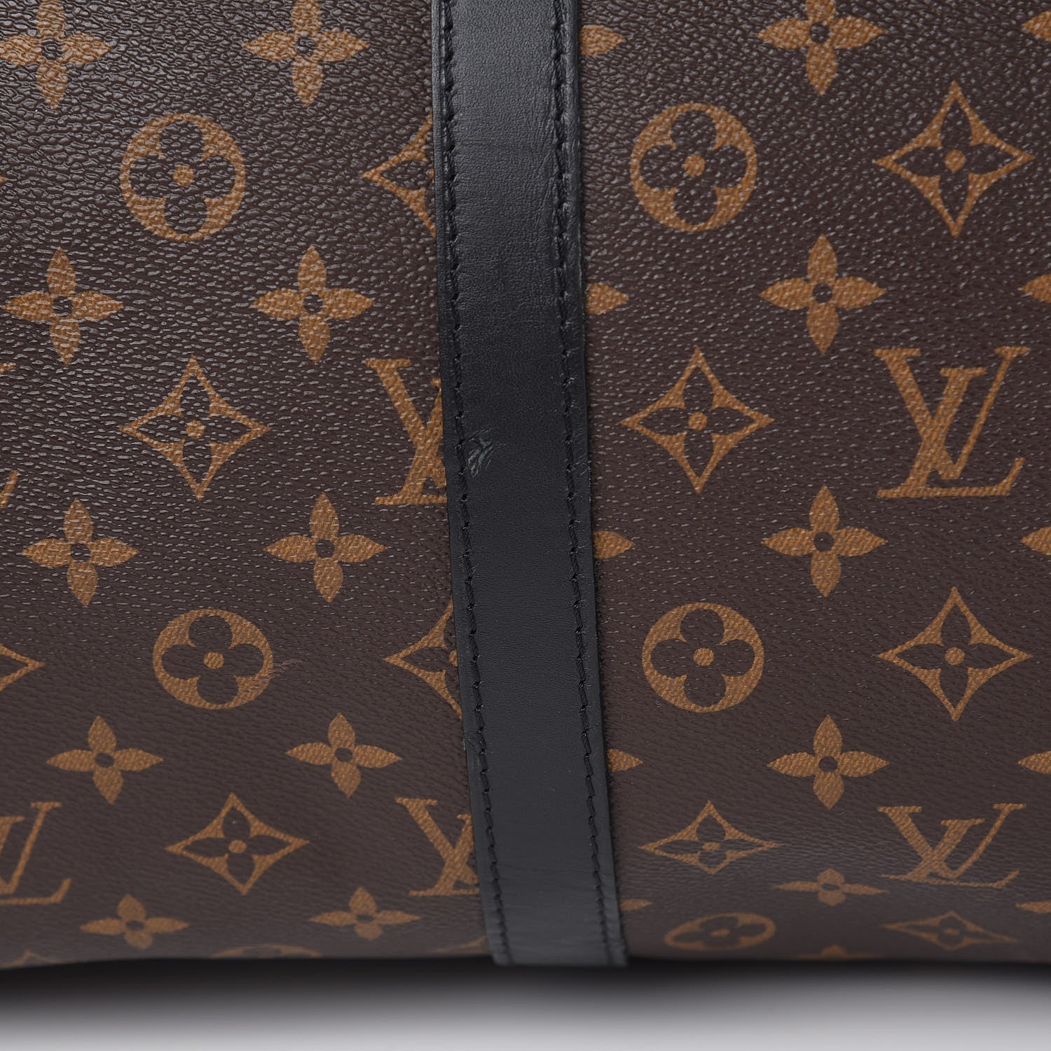 Louis Vuitton Monogram Macassar Keepall Bandouliere 55 14 of 18
