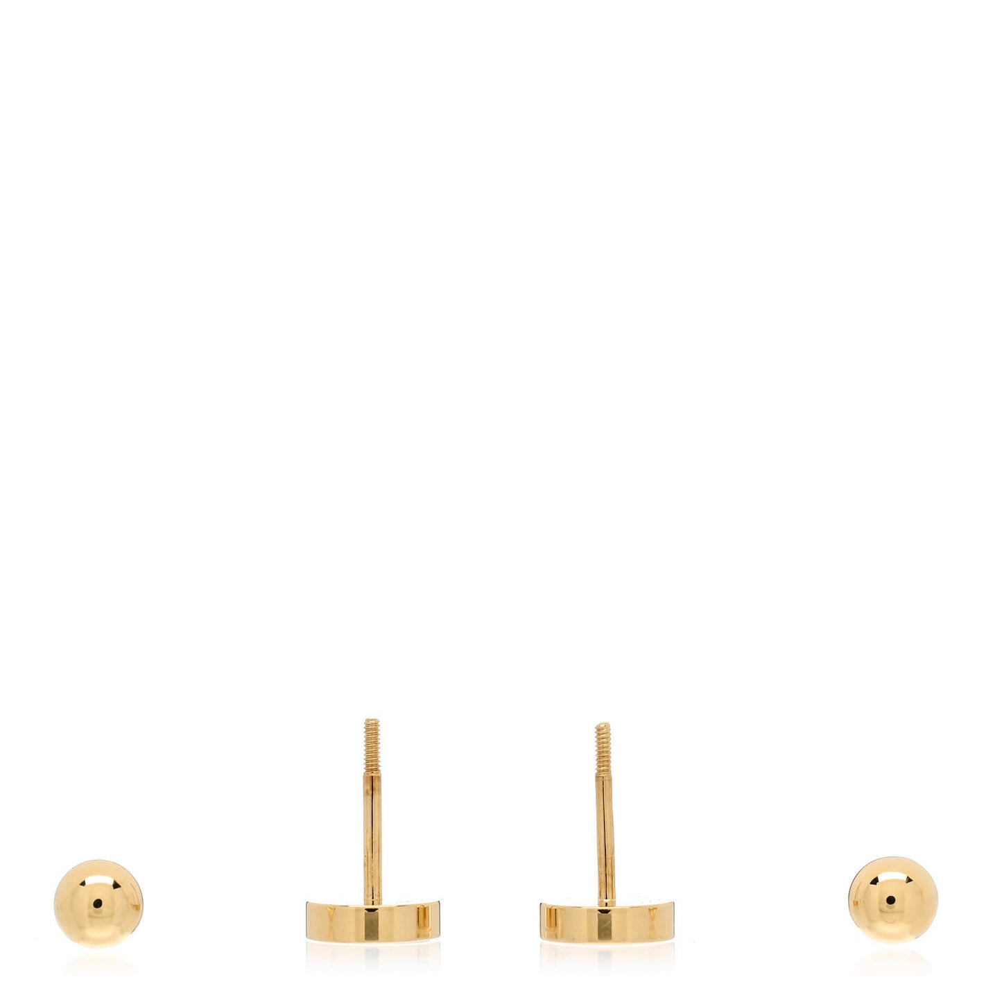 18K Yellow Gold LOVE Earrings