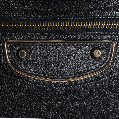 Balenciaga Chevre Gold Metallic Edge Hardware City Black 8 of 16
