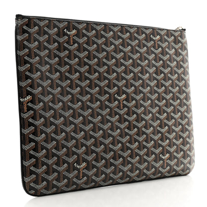 Goyard Goyardine Senat Pochette GM Black 3 of 7