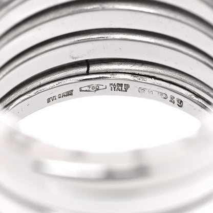 Bulgari 18K White Gold B.Zero1 Four-Band Ring 49 5 5 of 6