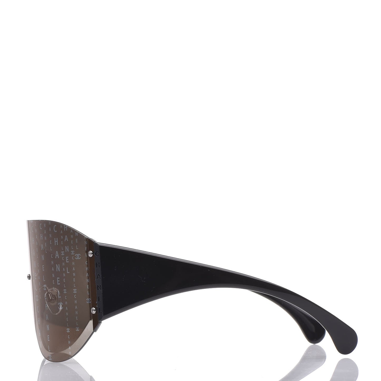 Acetate Shield Runway 71217 Sunglasses Black