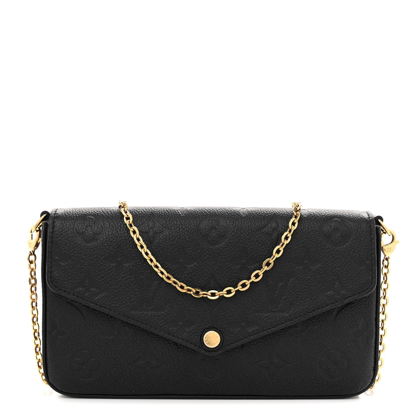 Empreinte Pochette Felicie Chain Wallet Black
