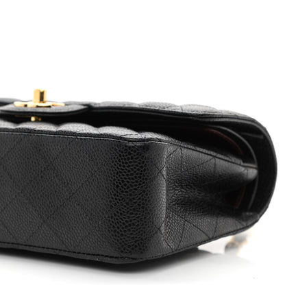 Chanel Caviar Quilted Small Double Flap Black 10 of 11