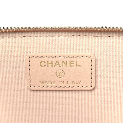Chanel Caviar Quilted Small Vanity Case With Chain Light Beige 6 of 14