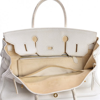 Hermes Taurillon Clemence Birkin 30 White 49 of 104