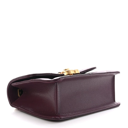 Chanel Caviar Quilted CC Mini Flap Dark Burgundy 4 of 11