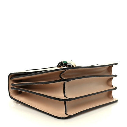Bulgari Calfskin Serpenti Forever Top Handle Beige Green 5 of 13