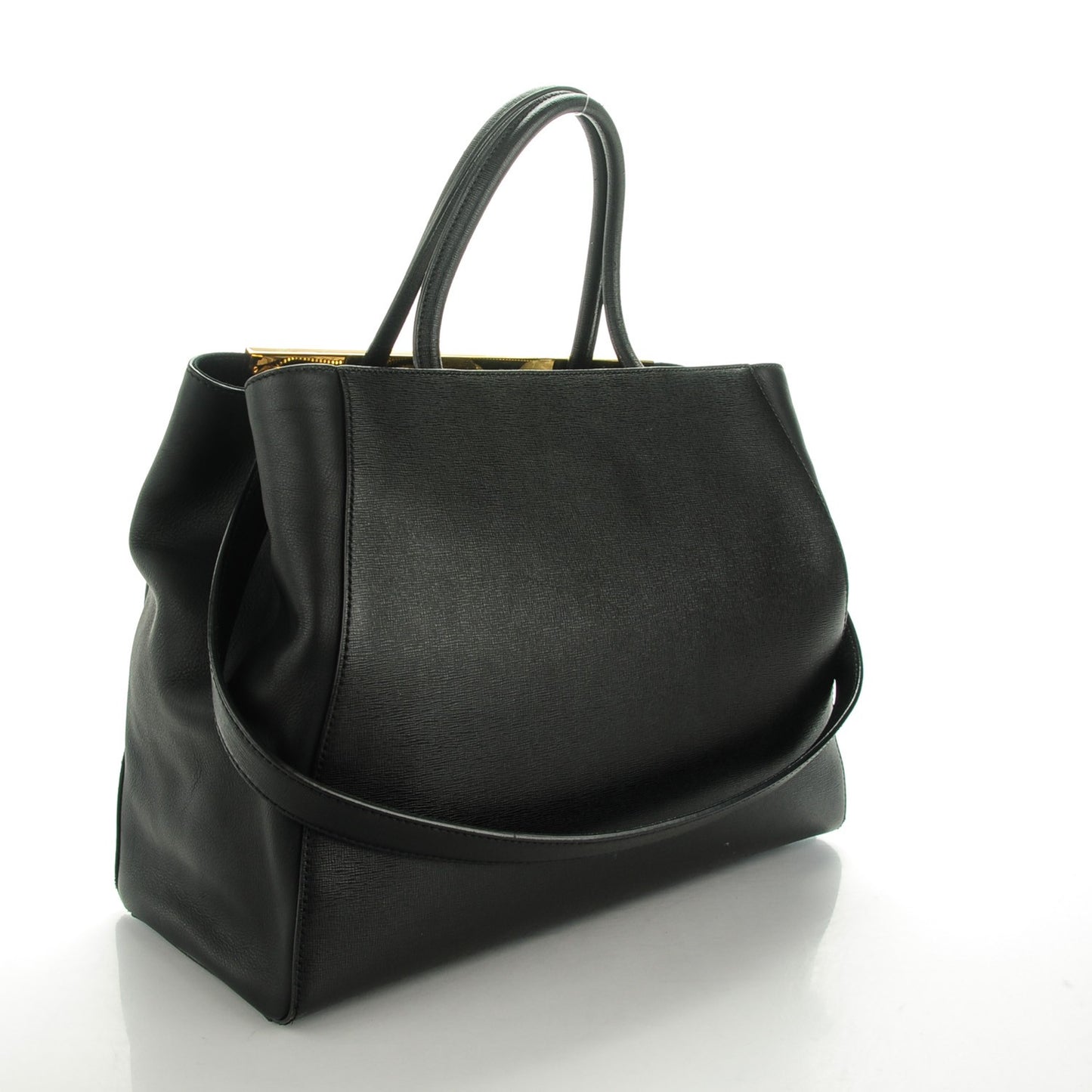 Vitello Elite Medium 2Jours Tote Black