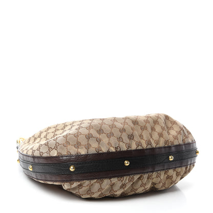 Gucci Monogram Medium Interlocking Hobo Dark Brown 4 of 10