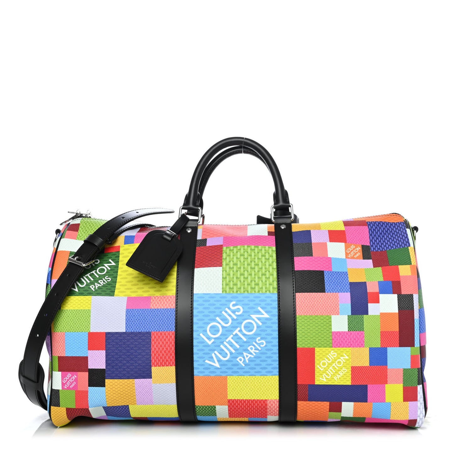 Damier Graphite 3D Keepall Bandouliere 50 Multicolor