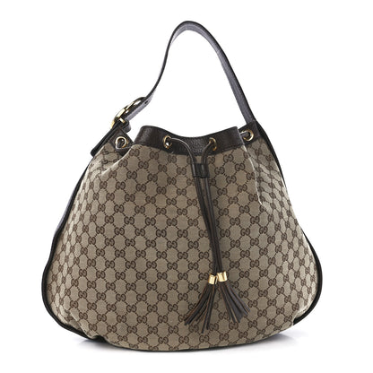 Gucci Monogram Medium Interlocking Icon Shoulder Bag Dark Brown 1 of 11