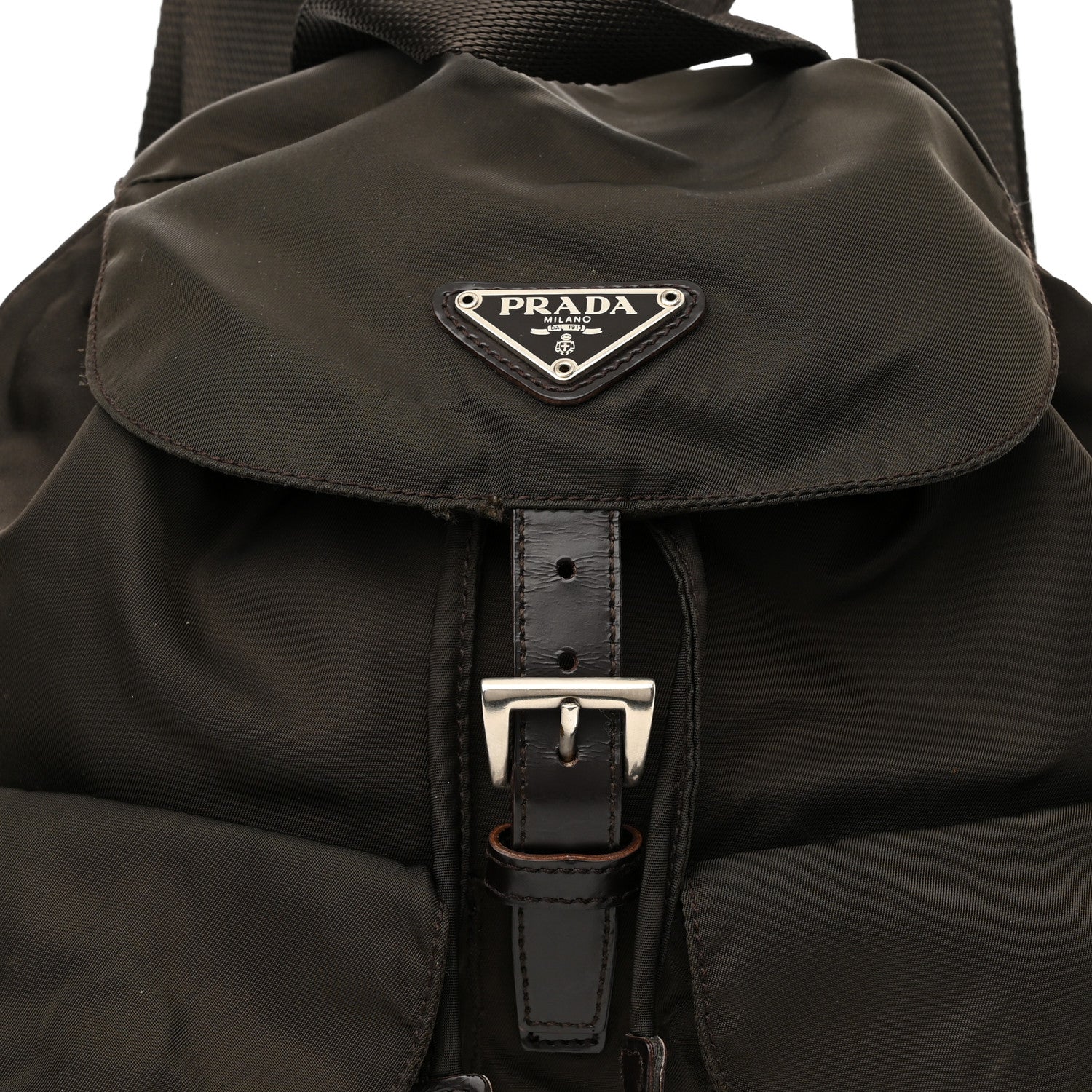 Prada Nylon Vela Small Backpack Ebano 8 of 11