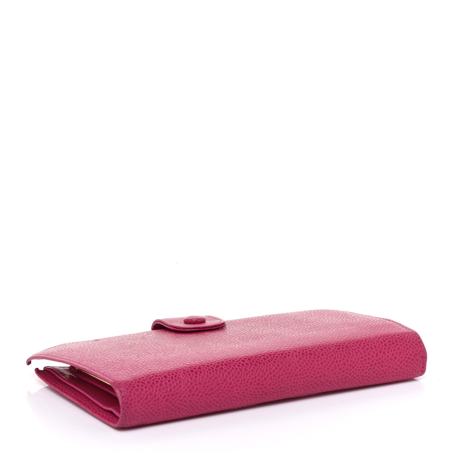 Chanel Caviar Timeless CC French Wallet Dark Pink 4 of 15