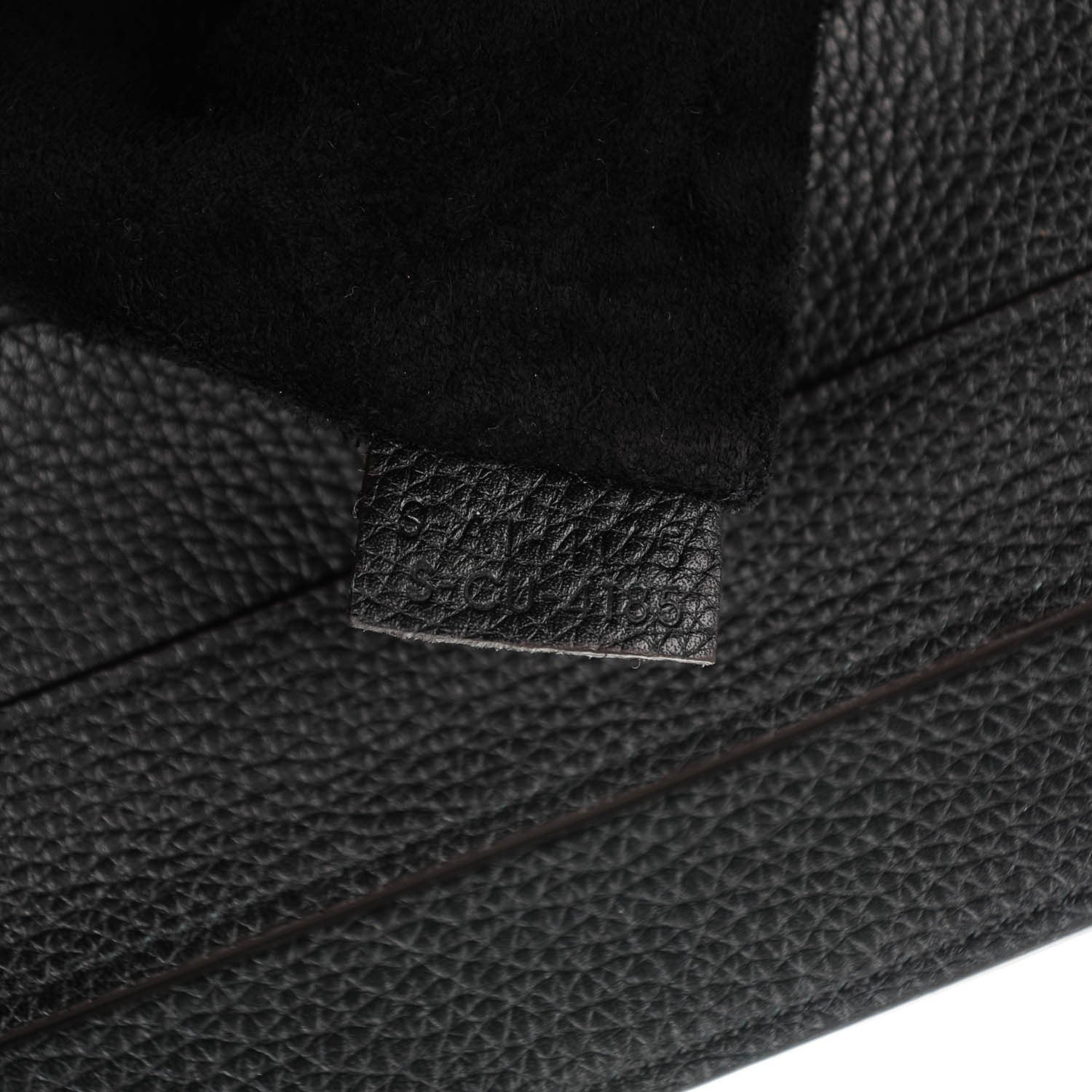 Celine Drummed Calfskin Mini Luggage Black 7 of 7