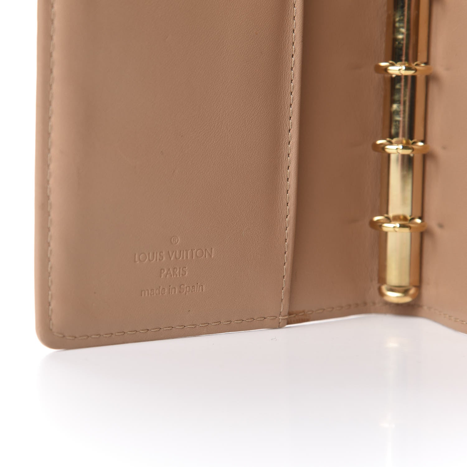Louis Vuitton Vernis Small Ring Agenda Cover Marshmallow 8 of 10