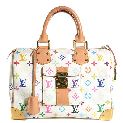 Louis Vuitton Monogram Multicolor Speedy 30 White 1 of 6