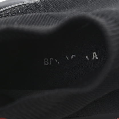 Balenciaga Neoprene Knit Womens Speed Graffiti Sneakers 40 Black Red 8 of 10