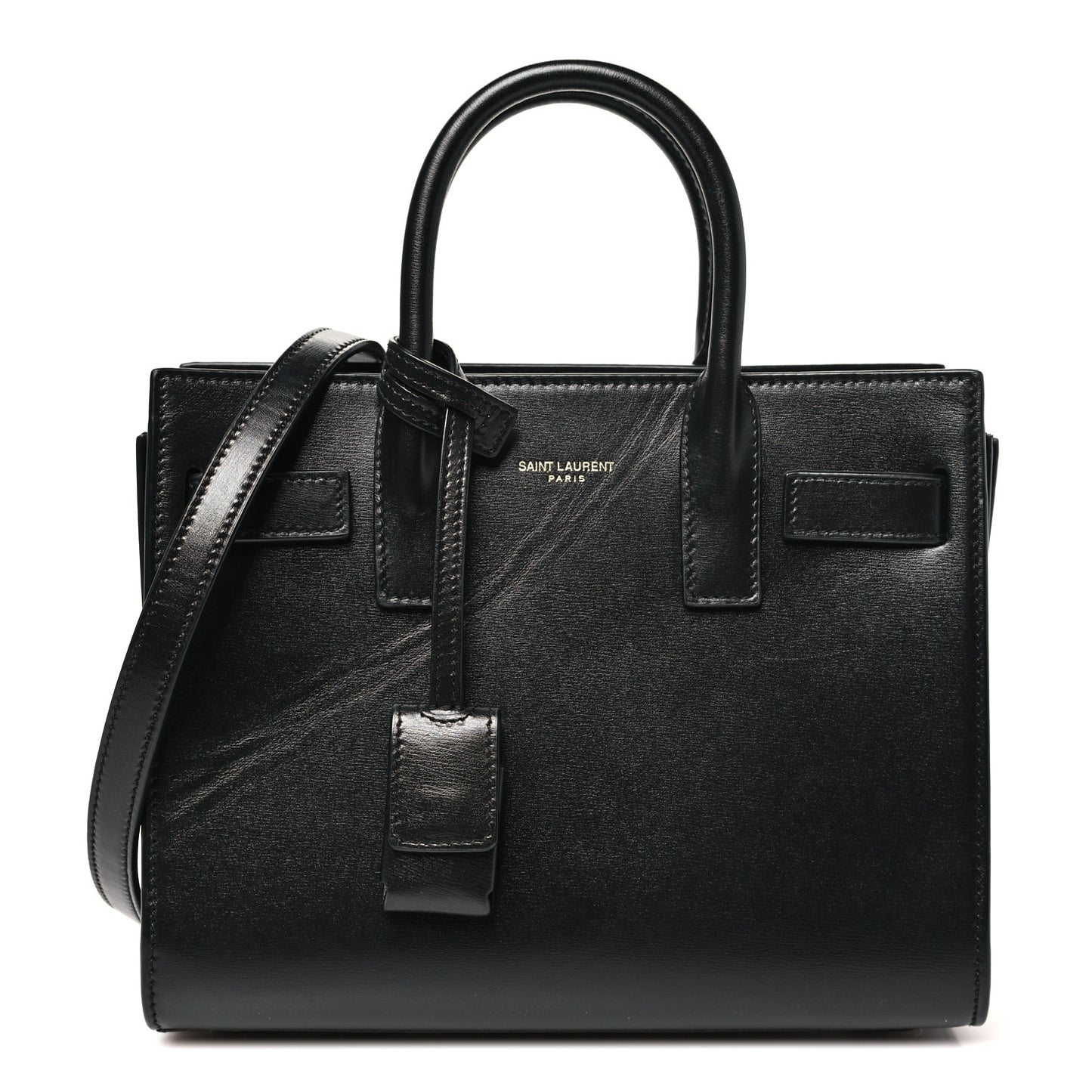 Calfskin Nano Sac De Jour Black