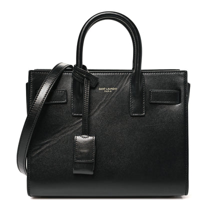 Saint Laurent Calfskin Nano Sac De Jour Black 1 of 10