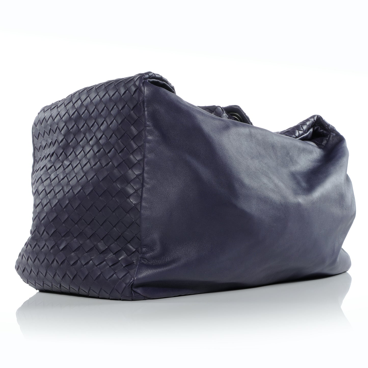 Nappa Intrecciato Large Knot Hobo Purple